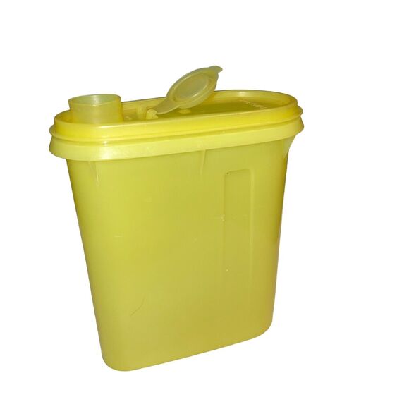 1 Qt Tupperware Slimline Pitcher Beverage Buddy Juice Yellow 792 564 Container - Picture 10 of 11